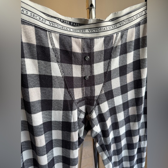 Victoria's Secret Plaid Pajamas Long Sleeve Long Pants Size Medium or Small - Picture 8 of 16